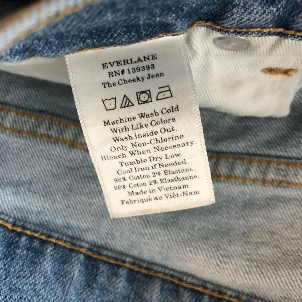 Everlane Womens Jeans The Cheeky Jean Stretch 29 Crop - Picture 4 of 4